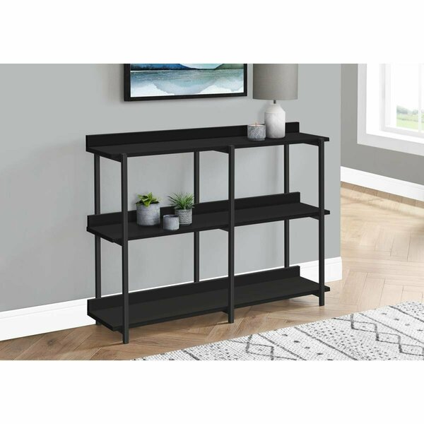 Clean Choice 48 in. Hall Console Accent Table, Black - Black Metal CL2451386